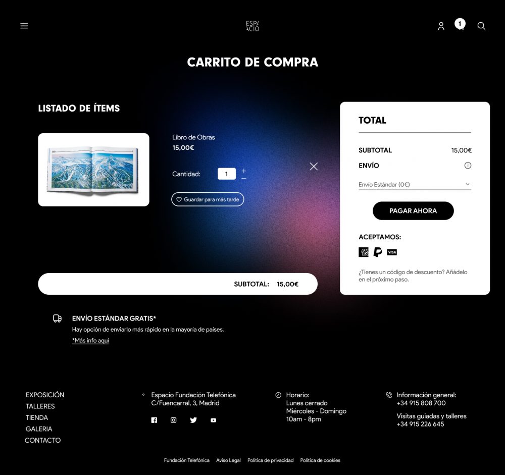 2.2. Resumen Carrito