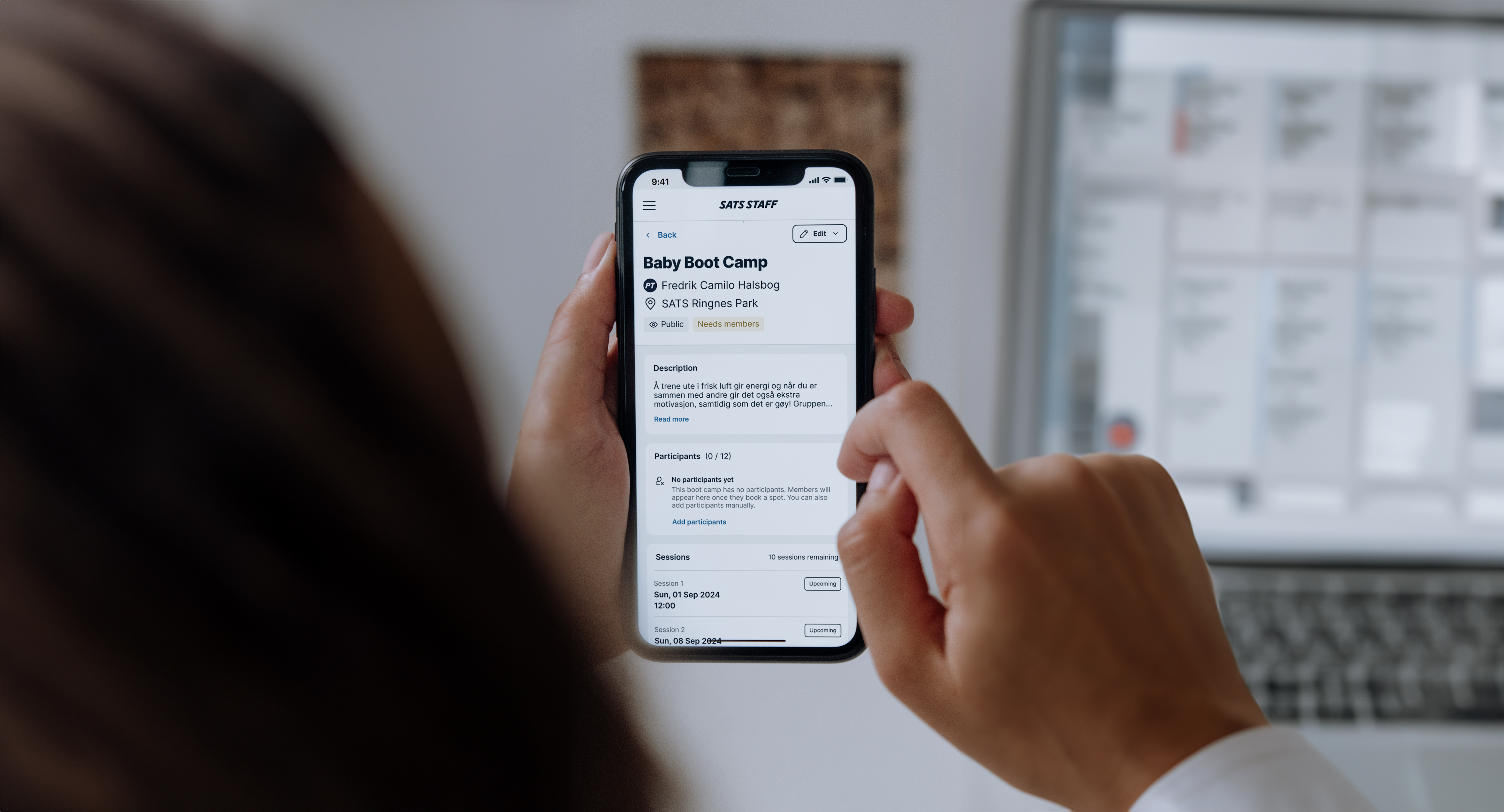 phone in hand mockup